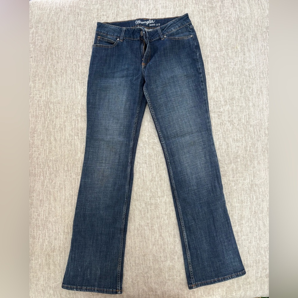 Wrangler Women's Dark Blue Boot Cut Jeans